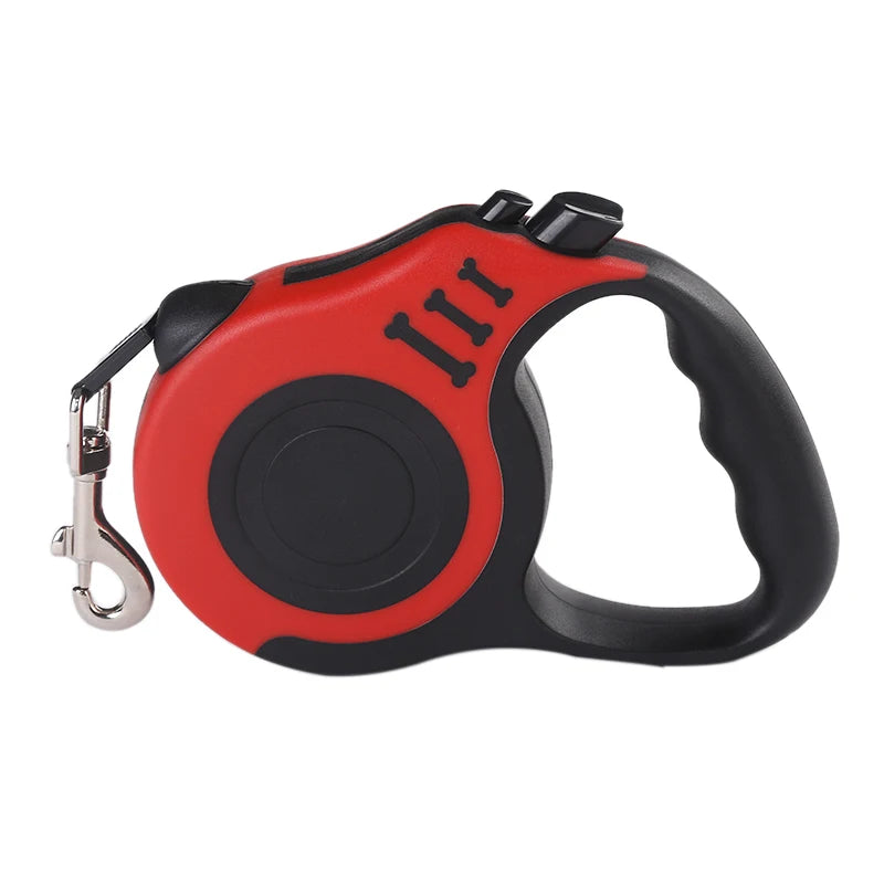 Coleira Retrátil Automática para Cães, corda extensível de 3m/5m para viagens ao ar livre, e passeios