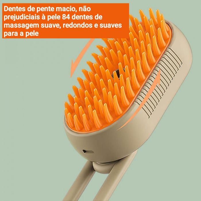 SpaPet 360° – Escova Vaporizada Premium 2 por 1