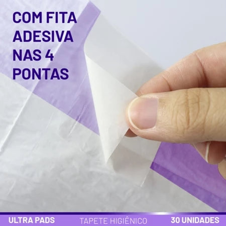 Tapete Higienico Ultra Peds Lavanda 80x60 30 un PetLike